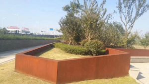 建湖耐候钢挡土墙